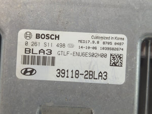 2015 Hyundai Sonata PCM Engine Control Computer ECU ECM PCU OEM P/N:39118-2BLA3 Fits OEM Used Auto Parts