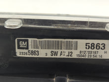 2013-2017 Chevrolet Equinox Instrument Cluster Speedometer Gauges P/N:23265863 Fits 2013 2014 2015 2016 2017 OEM Used Auto Parts