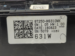 2019-2021 Kia Forte Climate Control Module Temperature AC/Heater Replacement P/N:97250-M6310WK Fits 2019 2020 2021 OEM Used Auto Parts