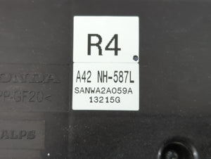 2013-2015 Honda Civic Climate Control Module Temperature AC/Heater Replacement P/N:SANWA2A059A 13215G Fits 2013 2014 2015 OEM Used Auto Parts