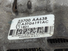 2010-2012 Subaru Legacy Alternator Replacement Generator Charging Assembly Engine OEM P/N:A3TG6191ZC 23700 AA63A Fits OEM Used Auto Parts