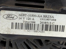 2011-2019 Ford Fiesta Alternator Replacement Generator Charging Assembly Engine OEM P/N:2608513 C AE8T-10300-AA Fits OEM Used Auto Parts