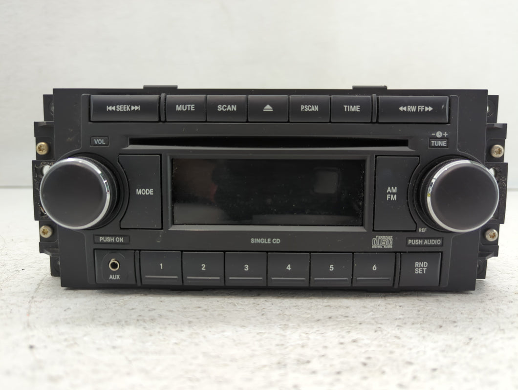 2007-2009 Dodge Caliber Radio AM FM Cd Player Receiver Replacement P/N:P05064171AM Fits 2004 2005 2006 2007 2008 2009 2010 OEM Used Auto Parts