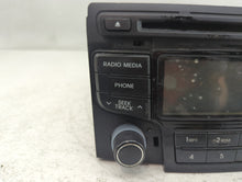 2013-2014 Hyundai Sonata Radio AM FM Cd Player Receiver Replacement P/N:96180-3Q700 Fits 2013 2014 OEM Used Auto Parts