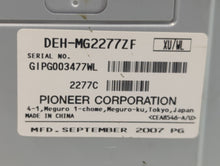 2008-2010 Lincoln Mkx Radio AM FM Cd Player Receiver Replacement P/N:DEH-MG2277ZF Fits 2008 2009 2010 OEM Used Auto Parts