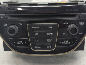 2014-2015 Hyundai Genesis Radio AM FM Cd Player Receiver Replacement P/N:96180-2M118YHG Fits 2014 2015 OEM Used Auto Parts