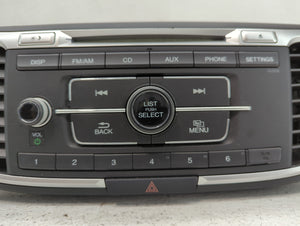 2013-2015 Honda Accord Radio AM FM Cd Player Receiver Replacement P/N:39100-T2A-A320 Fits 2013 2014 2015 OEM Used Auto Parts