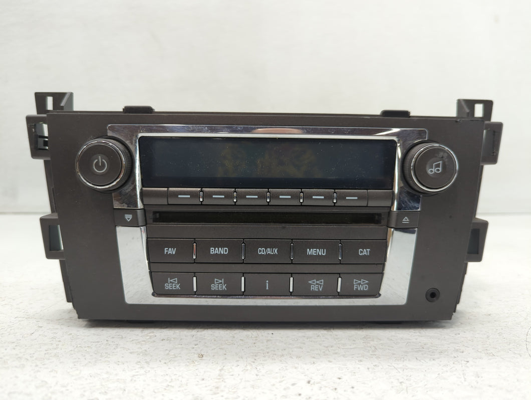 2007-2008 Cadillac Srx Radio AM FM Cd Player Receiver Replacement P/N:25818944 Fits 2007 2008 2009 OEM Used Auto Parts