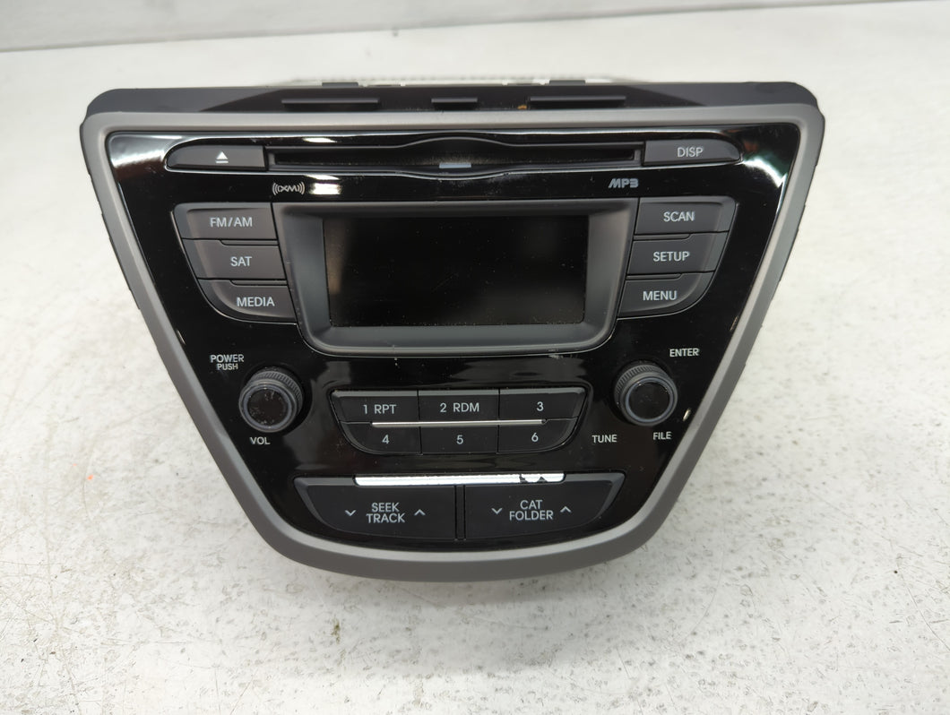 2014-2016 Hyundai Elantra Radio AM FM Cd Player Receiver Replacement P/N:96170-3X156GU Fits 2014 2015 2016 OEM Used Auto Parts