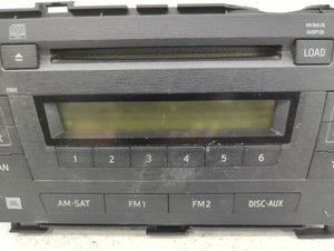 2010-2011 Toyota Prius Radio AM FM Cd Player Receiver Replacement P/N:86120-47370 Fits 2010 2011 OEM Used Auto Parts