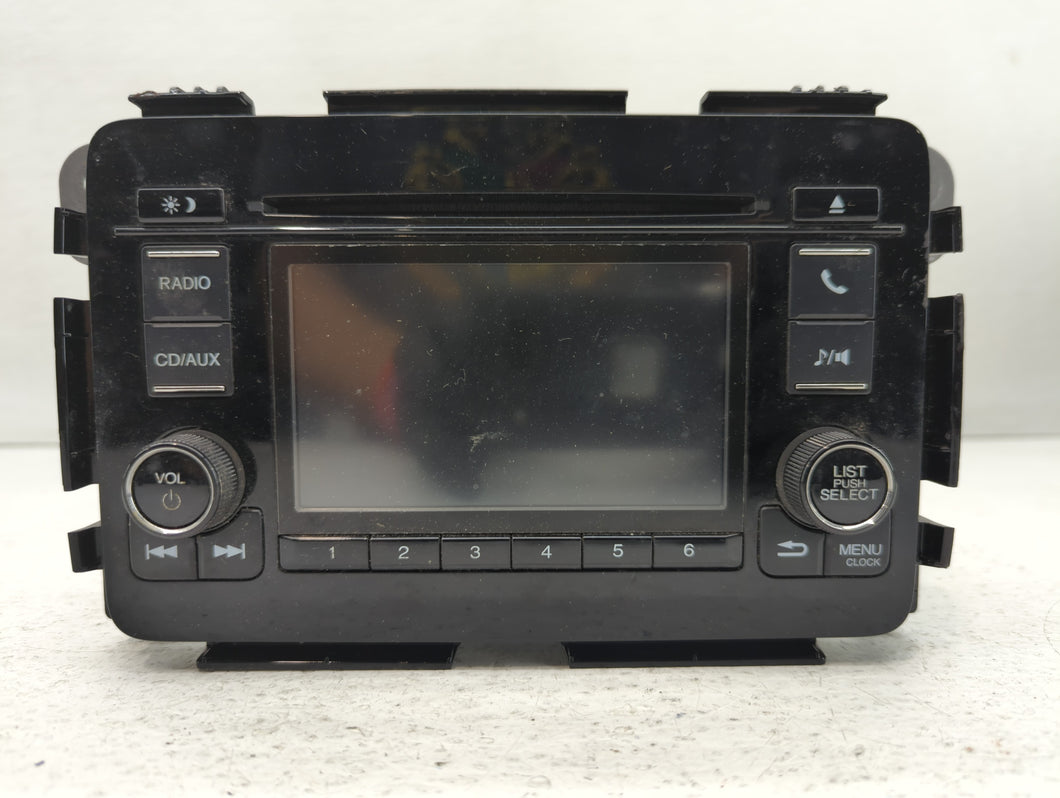 2017 Honda Hr-V Radio AM FM Cd Player Receiver Replacement P/N:39100-T7W-A81 Fits OEM Used Auto Parts