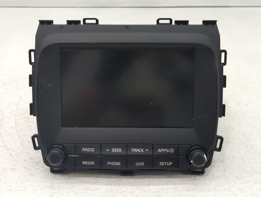 2017-2018 Kia Forte Radio AM FM Cd Player Receiver Replacement P/N:96160-80010WK Fits 2017 2018 OEM Used Auto Parts