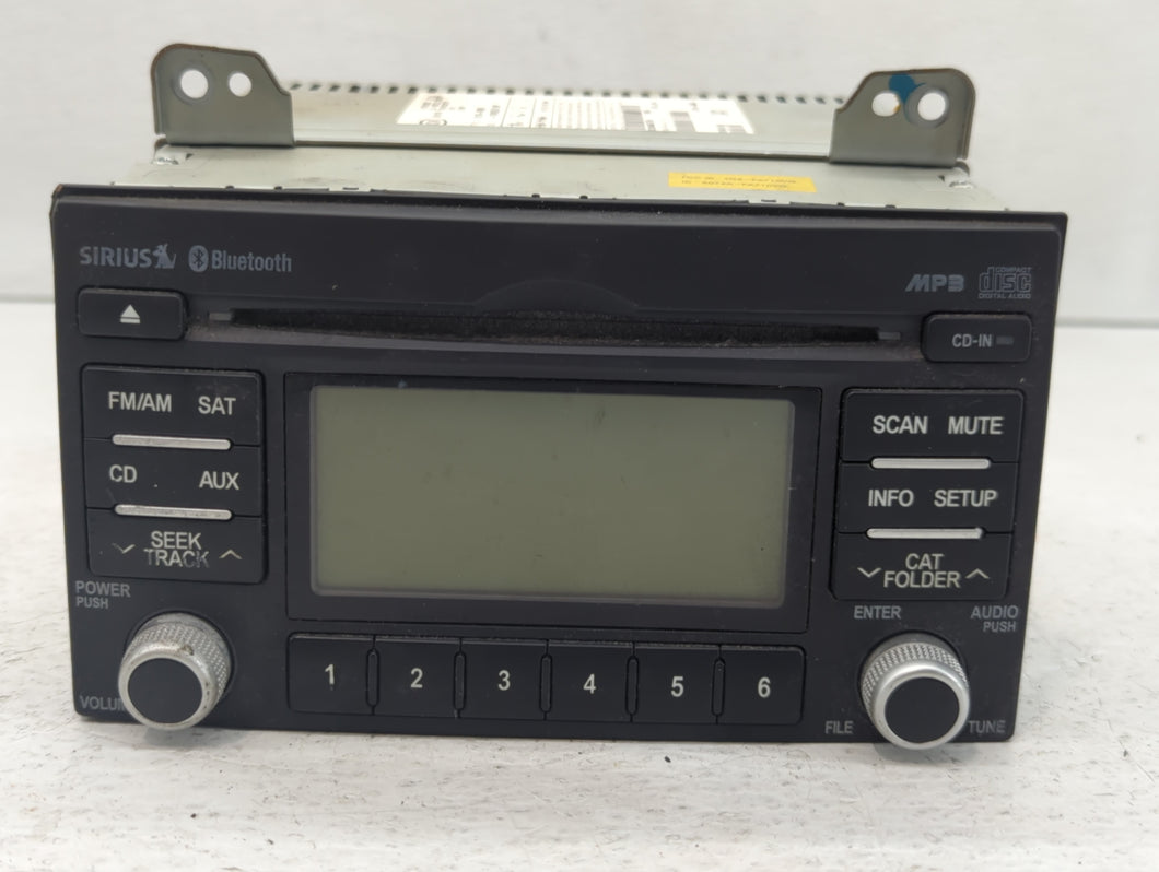 2011-2014 Kia Sedona Radio AM FM Cd Player Receiver Replacement P/N:96130-4DBBJ Fits 2011 2012 2014 OEM Used Auto Parts