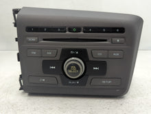 2012 Honda Civic Radio AM FM Cd Player Receiver Replacement P/N:39100-TR0-A315-M1 Fits OEM Used Auto Parts