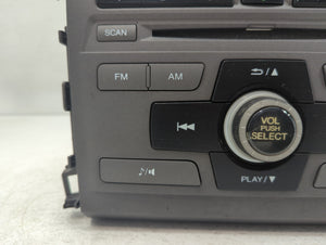 2012 Honda Civic Radio AM FM Cd Player Receiver Replacement P/N:39100-TR0-A315-M1 Fits OEM Used Auto Parts