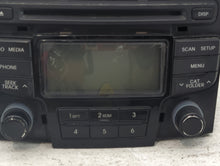 2013 Hyundai Sonata Radio AM FM Cd Player Receiver Replacement P/N:96560-3Q206 Fits OEM Used Auto Parts