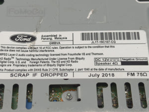 2018 Ford Expedition Radio AM FM Cd Player Receiver Replacement P/N:JL1T-19C107-CG Fits OEM Used Auto Parts