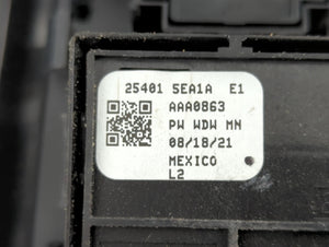 2020-2022 Nissan Versa Master Power Window Switch Replacement Driver Side Left P/N:25401 5EA1A E1 Fits 2020 2021 2022 OEM Used Auto Parts