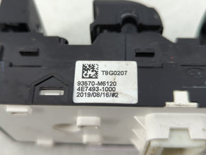 2019-2022 Kia Forte Master Power Window Switch Replacement Driver Side Left P/N:93530-M6200 4E7481-1000 Fits 2019 2020 2021 2022 OEM Used Auto Parts