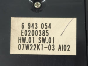 2006-2008 Bmw 750i Master Power Window Switch Replacement Driver Side Left P/N:07W22K1-03 AI02 Fits 2006 2007 2008 OEM Used Auto Parts