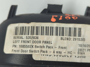 2012-2018 Ford Focus Master Power Window Switch Replacement Driver Side Left P/N:1085502X BM5T-14A132-AA Fits OEM Used Auto Parts