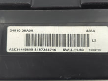 2013 Nissan Pathfinder Instrument Cluster Speedometer Gauges P/N:24810 3KA0A A2C34445600 Fits OEM Used Auto Parts