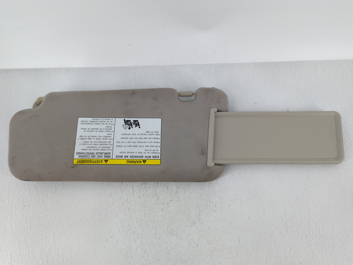 2009-2014 Nissan Murano Sun Visor Shade Replacement Passenger Right Mirror Fits 2009 2010 2011 2012 2013 2014 OEM Used Auto Parts - Oemusedautoparts1.com