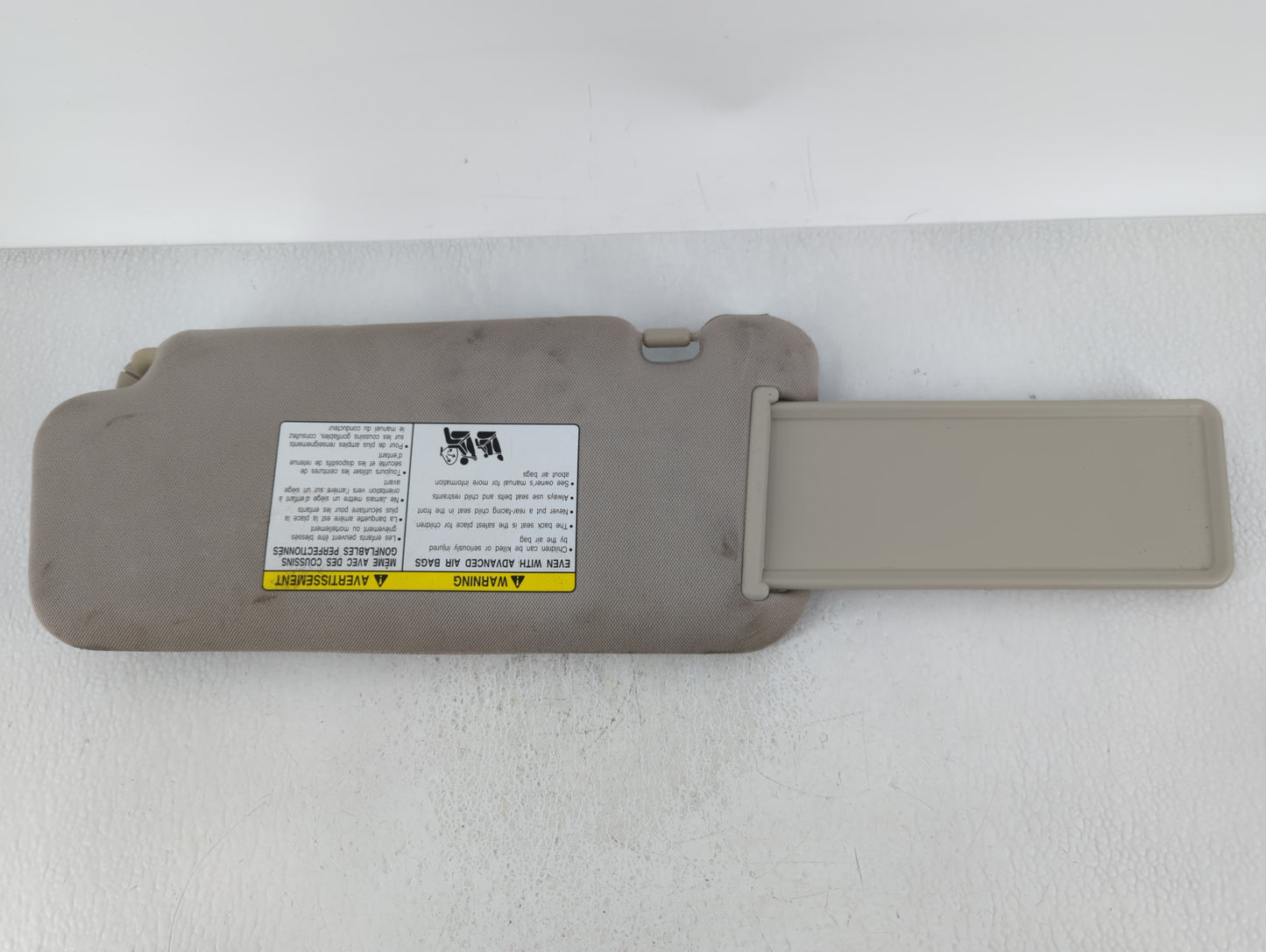 2009-2014 Nissan Murano Sun Visor Shade Replacement Passenger Right Mirror Fits 2009 2010 2011 2012 2013 2014 OEM Used Auto Parts - Oemusedautoparts1.com