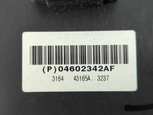 2004-2005 Dodge Durango Master Power Window Switch Replacement Driver Side Left P/N:04602342AF Fits 2004 2005 OEM Used Auto Parts