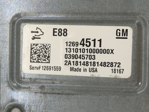 2018-2019 Chevrolet Malibu PCM Engine Control Computer ECU ECM PCU OEM P/N:12694511 Fits Fits 2018 2019 OEM Used Auto Parts