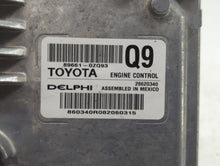 2017-2019 Toyota Corolla PCM Engine Control Computer ECU ECM PCU OEM P/N:89661-0ZQ93 89661-0ZR01 Fits Fits 2017 2018 2019 OEM Used Auto Parts