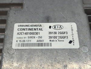 2016-2018 Kia Sorento PCM Engine Control Computer ECU ECM PCU OEM P/N:39130-2GGF3 Fits Fits 2016 2017 2018 OEM Used Auto Parts