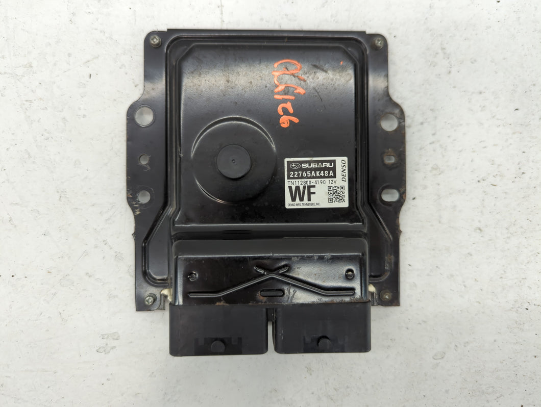 2017 Subaru Legacy PCM Engine Control Computer ECU ECM PCU OEM P/N:22765AK48 A TN112800-4190 Fits OEM Used Auto Parts