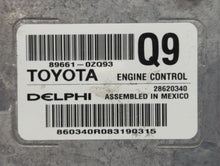 2017-2019 Toyota Corolla PCM Engine Control Computer ECU ECM PCU OEM P/N:89661-0ZR12 89661-0ZR10 Fits Fits 2017 2018 2019 OEM Used Auto Parts