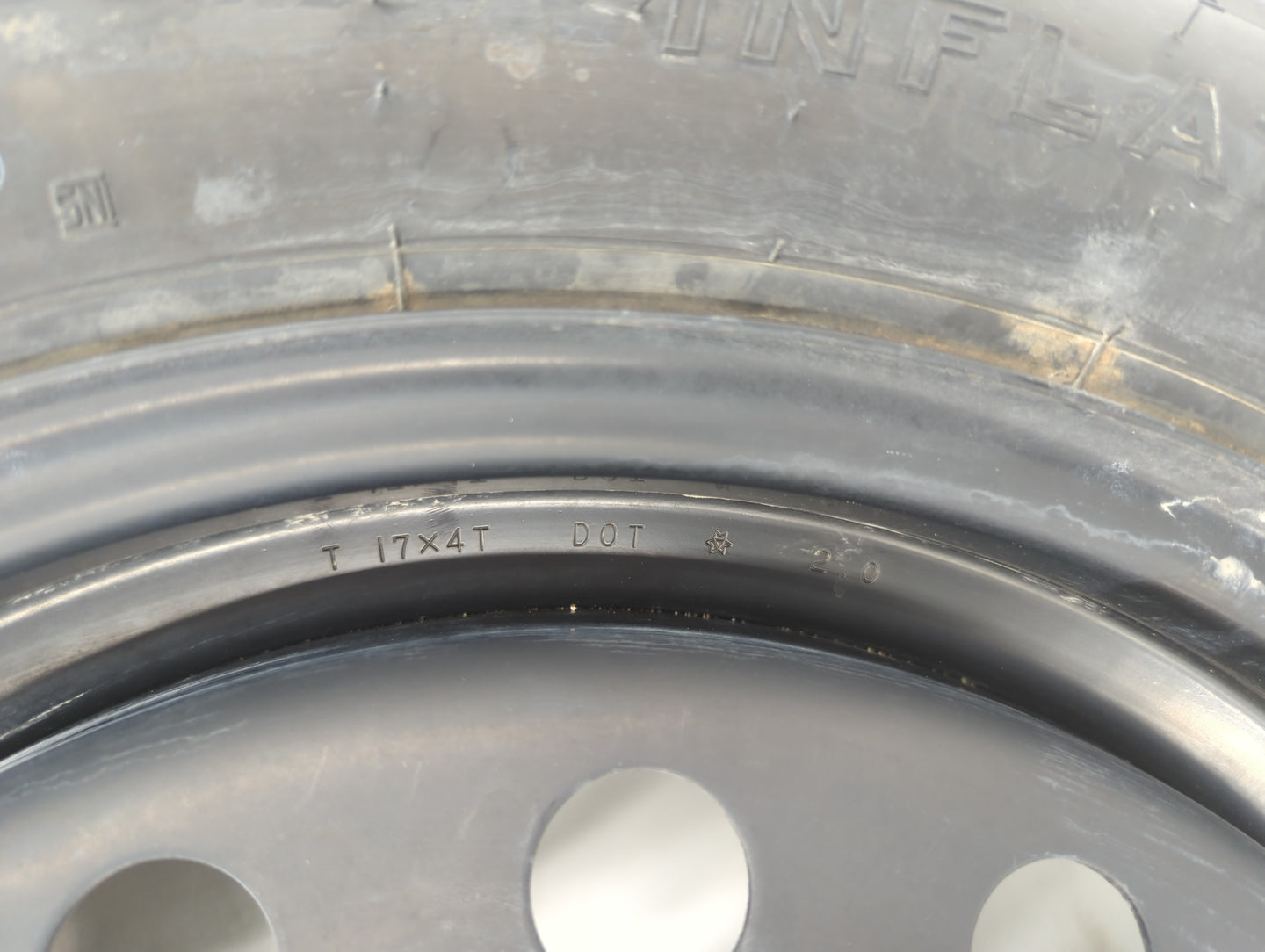 2020 Subaru Xv Crosstrek Spare Donut Tire Wheel Rim Oem - Oemusedautoparts1.com