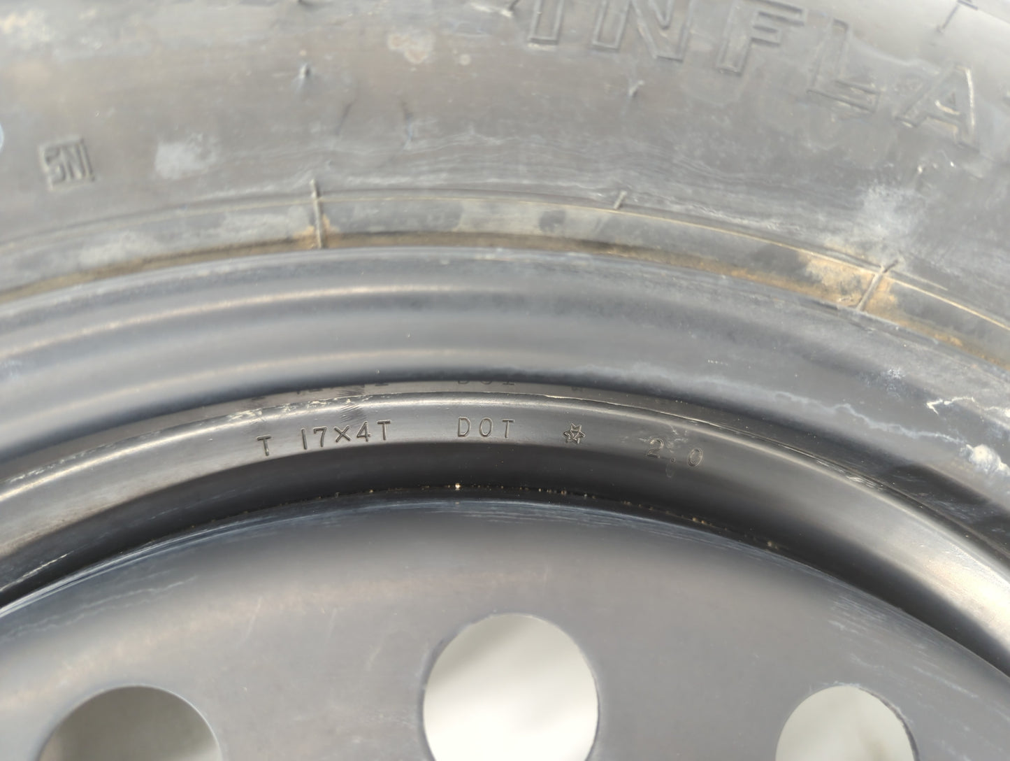 2020 Subaru Xv Crosstrek Spare Donut Tire Wheel Rim Oem - Oemusedautoparts1.com