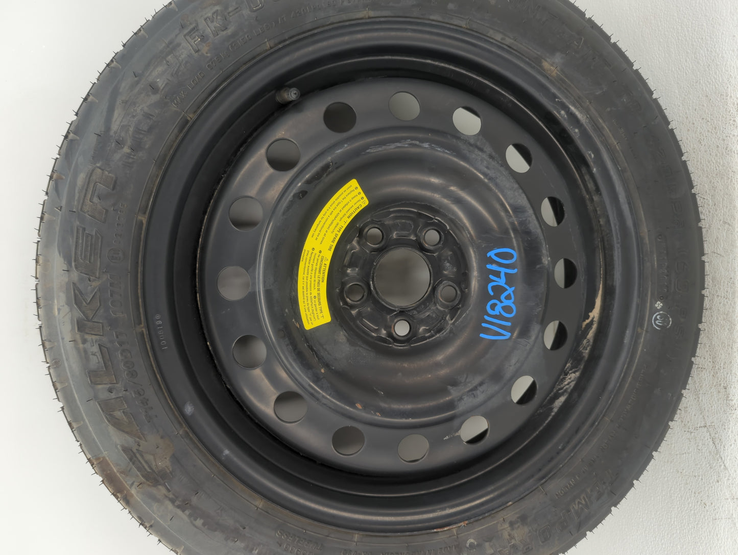 2020 Subaru Xv Crosstrek Spare Donut Tire Wheel Rim Oem - Oemusedautoparts1.com