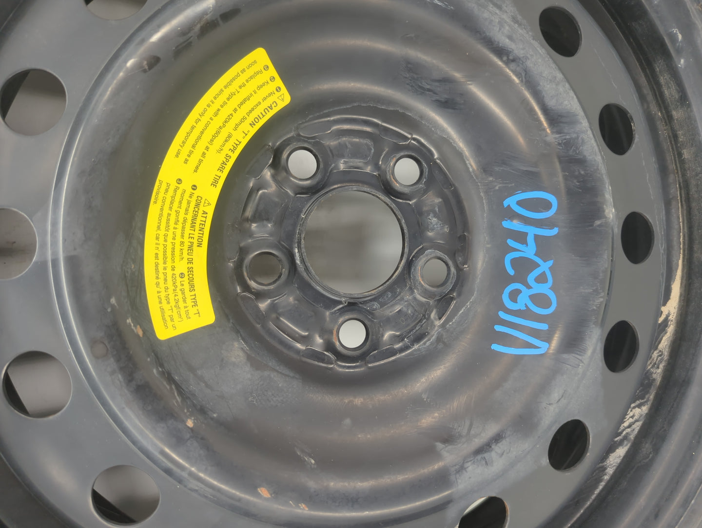 2020 Subaru Xv Crosstrek Spare Donut Tire Wheel Rim Oem - Oemusedautoparts1.com