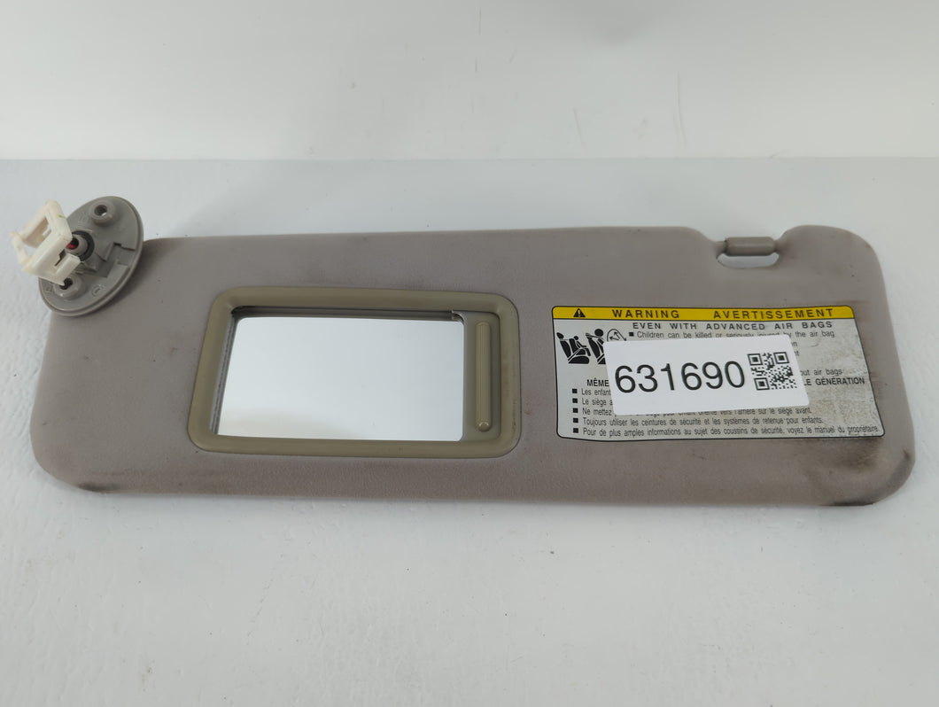 2010-2011 Lexus Es350 Sun Visor Shade Replacement Driver Left Mirror Fits Fits 2010 2011 OEM Used Auto Parts