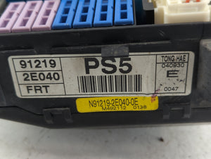 2005-2009 Hyundai Tucson Fusebox Fuse Box Panel Relay Module P/N:91219 2E040 Fits 2005 2006 2007 2008 2009 OEM Used Auto Parts