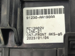 2021-2022 Hyundai Elantra Fusebox Fuse Box Panel Relay Module P/N:91230-AA190AA Fits 2021 2022 OEM Used Auto Parts