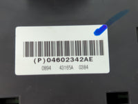 2004 Dodge Durango Master Power Window Switch Replacement Driver Side Left P/N:5JD871D5AD P04602735AA, 04602342AE, 04602342AF Fits OEM Used Auto Parts - Oemusedautoparts1.com