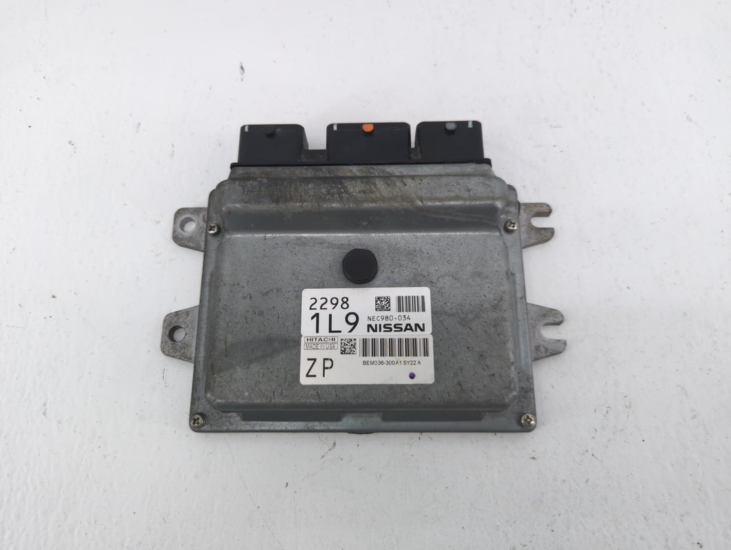 2014-2017 Nissan Versa PCM Engine Control Computer ECU ECM PCU OEM P/N:NEC980-034 Fits Fits 2014 2015 2016 2017 OEM Used Auto Parts