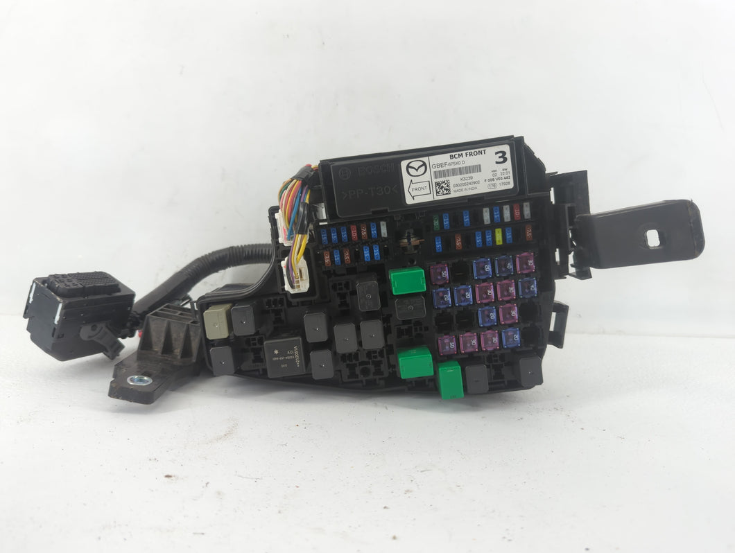 2013-2022 Mazda Cx-5 Fusebox Fuse Box Panel Relay Module P/N:KD45-66767 Fits 2013 2014 2015 2016 2017 2018 2019 2020 2021 2022 OEM Used Auto Parts