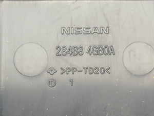 2007 Nissan Pathfinder Fusebox Fuse Box Panel Relay Module P/N:284B8 4GB0A 4078103DJR Fits 2008 OEM Used Auto Parts