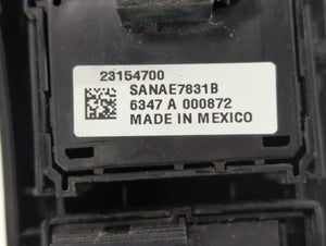 2015-2020 Chevrolet Tahoe Master Power Window Switch Replacement Driver Side Left P/N:23154700 Fits OEM Used Auto Parts