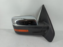 2009-2010 Ford F-150 Passenger Right Side View Manual Door Mirror Black