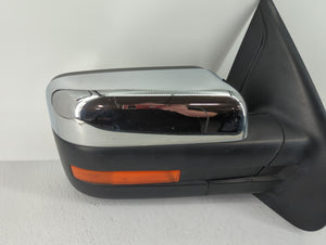 2009-2010 Ford F-150 Passenger Right Side View Manual Door Mirror Black