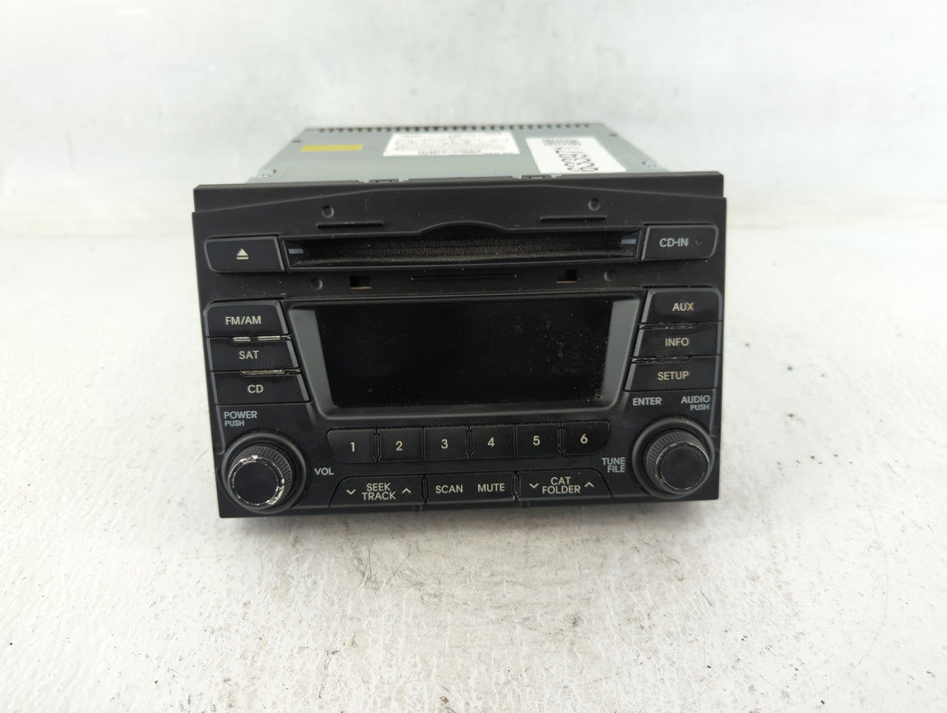 2011-2013 Kia Optima Radio AM FM Cd Player Receiver Replacement P/N:96710-2T651CA Fits 2011 2012 2013 OEM Used Auto Parts