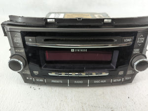 2011-2012 Toyota Avalon Radio AM FM Cd Player Receiver Replacement P/N:86120-07120 Fits 2011 2012 OEM Used Auto Parts